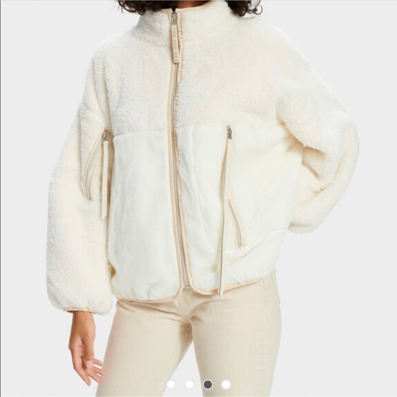 UGG Jackets & Blazers - UGG Cream Teddy Jacket